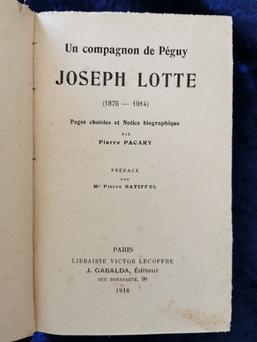 Compagnon charles péguy - de,