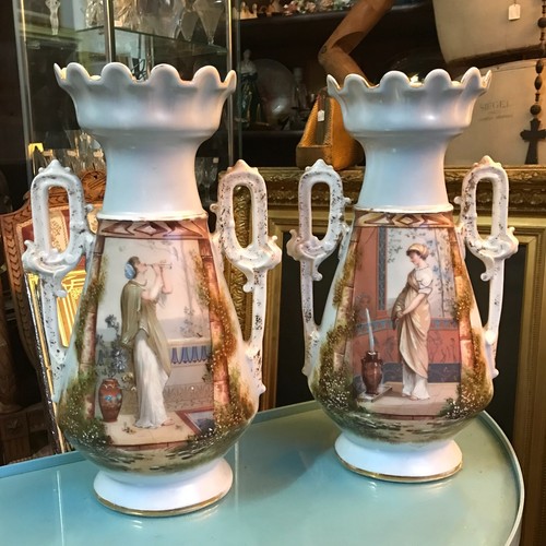 Paire grands vases empire - de,