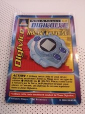 Digivolve Rouge Et Jaune Digivice Carte Digimon 2000 # Bo-98