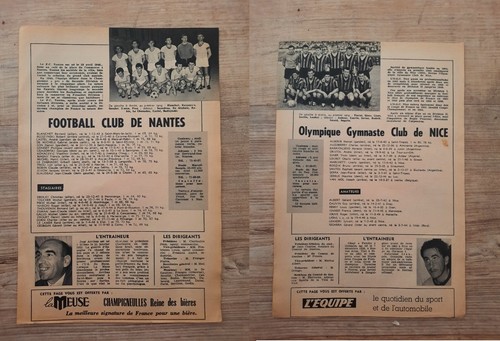 Football 1966 cahiers de - football,