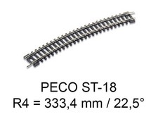 PECO PECO ST-18 - rail courbe
