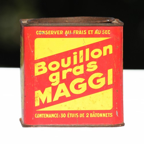 Ancienne boîte publicitaire