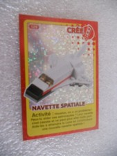 Carte LEGO crée Ton Monde n°129 navette spatiale