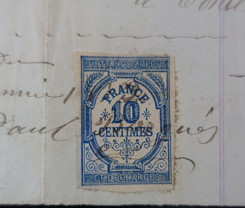Timbre fiscaux quittance - -,