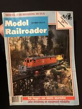 Vintage Model Railroader Magazine September 1979 Toy Train Railroad Layout