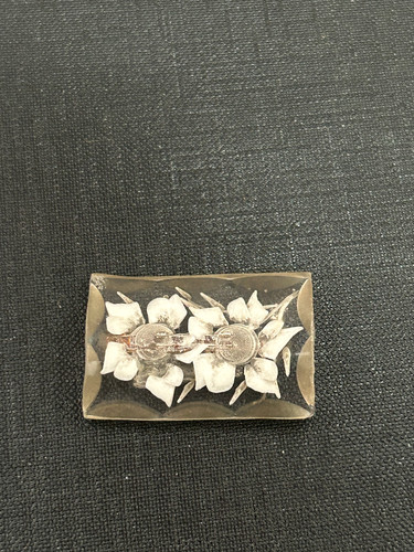 Broche ancienne lucite - ancienne,