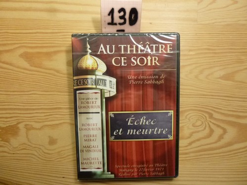 Dvd echec meurtre - et,