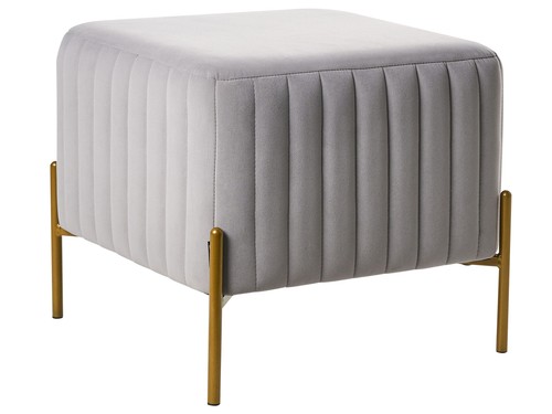 Pouf repose pieds - carré, en