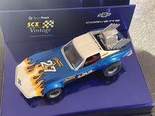 voiture de circuit slot car 1/32: SCX Stingray dragster corvette