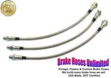 Inoxydable Frein Tuyau Set