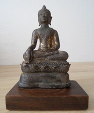 Antique Ancien Bronze BUDDHA