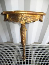 ANCIENNE PETITE CONSOLE EN BOIS DORÉ DE STYLE LOUIS XV