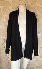 Gilet noir avec poches taille