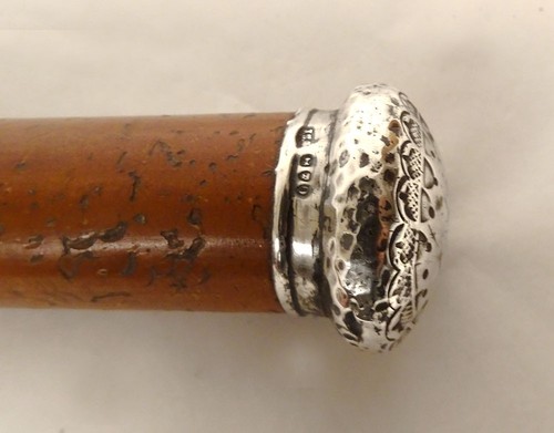 Canne ancienne pommeau - , argent