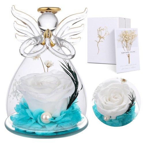 Rose eternelle ange cadeau - rose,