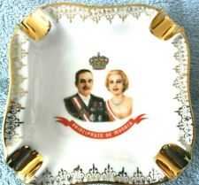 Vintage Cendrier ashtray Principauté de Monaco Limoges France Gold Rainier Kelly