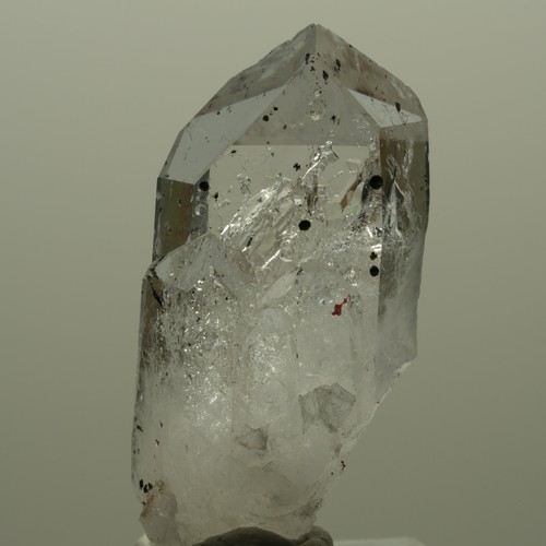 Quartz fantôme arlequin avec