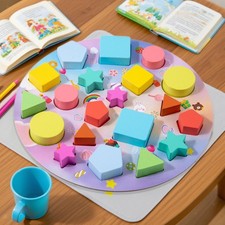 Trieur formes en bois, jouets