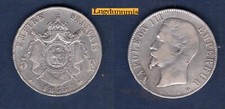 5 Francs Napoléon III tete