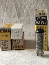 EL90 6AQ5, various labels