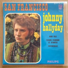 45t johnny hallyday san - ep,