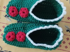 chaussons "fait main" pointure