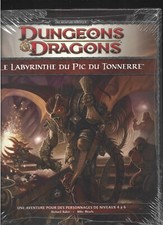 JDR JEU DE ROLE / D&D 4 / DUNGEONS ET DRAGONS 4 LE LABYRINTHE DU PIC DU TONNERRE