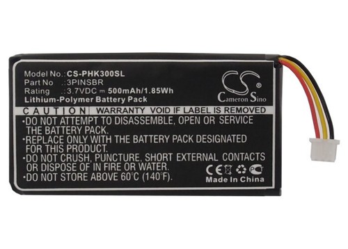 Batterie 500mah type - type, 3pinsbr