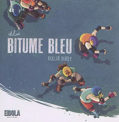Bitume bleu roller derby - bitume,