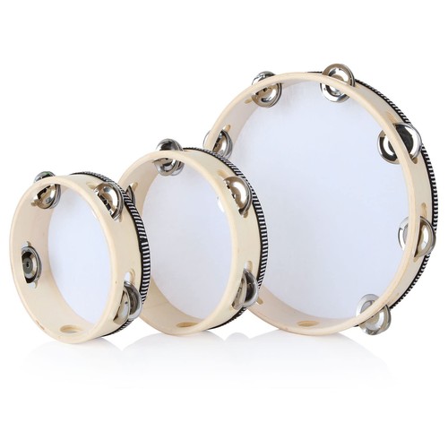 3pcs tambourin tambour à - 3pcs,