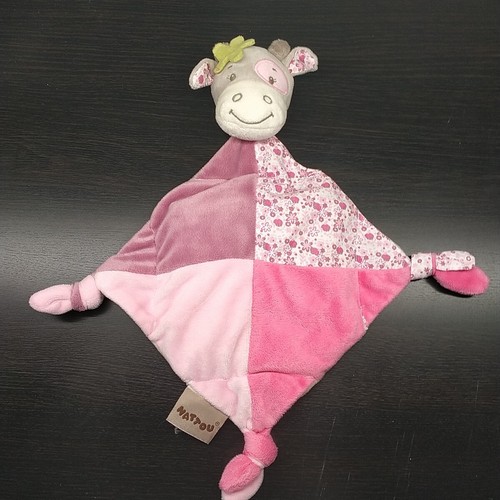 Nattou doudou bouillotte vache - doudou,