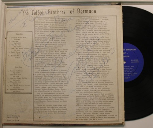 The talbot brothers bermuda - brothers, of