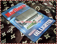 Briquet à huile Marlboro inutilisé emballé rétro rare épuisé