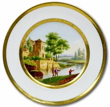 ASSIETTE en porcelaine de