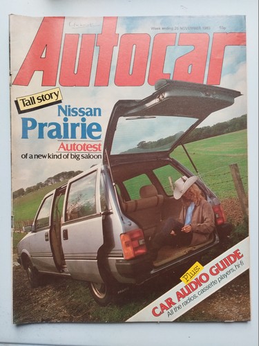 Autocar magazine 1983 - autocar, 26/11/1983