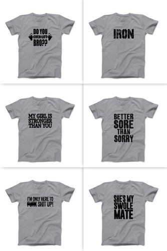 Bodybuilding gym shirt mens - ,