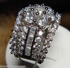 Chic 3pcs 3.47 ctw CZ Cubic