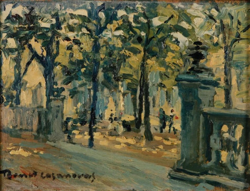 Tableau huile paysage - tableau,
