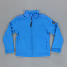 Veste Polaire Ski Poivre Blanc 6 Ans Bleu Full Zip Chaud Col Montant