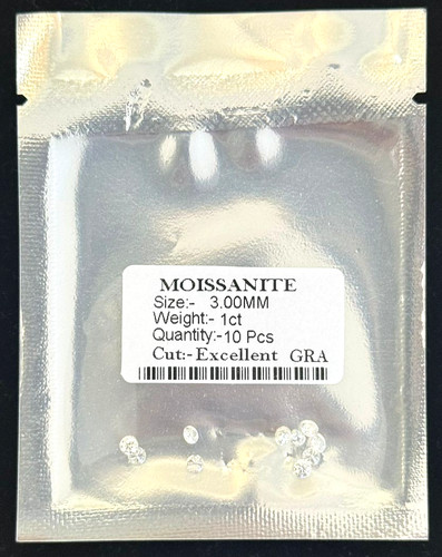 Gra moissanite rond lâche - rond,