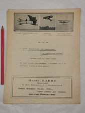 Ancien Prospectus 1912