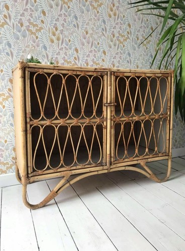 Enfilade vintage rotin - enfilade, en