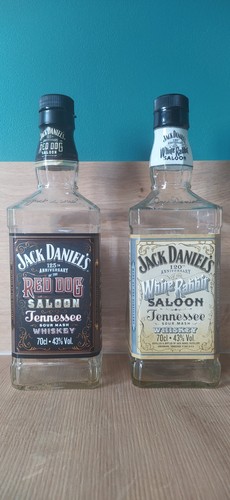 Bouteilles vides jack daniel - bouteilles,