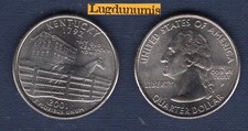 Etats Unis Quarter Dollar 2001 P Kentucky série des Etats Neuve Rouleau