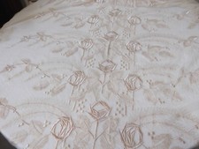 Dessus de lit ou Nappe ancien