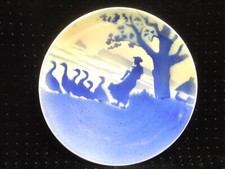 ANCIENNE ASSIETTE FAIENCE GEDE GEORGES DREYFUS PLAT DECORATIF