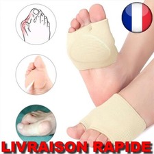 Chaussettes Gel Silicone Métatarse Avant Pied Coussinets Chaussure Soins Pieds