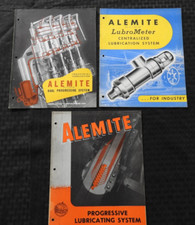 4 1944 Stewart-Warner Co Alemite Double'Lubrification Ingénierie Brochures