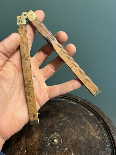 Demi mètre ancien - mètre, règle