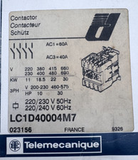 TELEMECANIQUE CONTACTEUR LC1